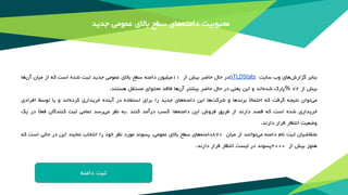 ‫محبوبیت‬‫‌های‬‫ه‬‫دامن‬‫سطح‬‫باالی‬‫عمومی‬‫جدید‬
‫بنابر‬‫‌های‬‫ش‬‫گزار‬‫وب‬‫سایت‬nTLDStats‫در‬‫حال‬‫حاضر‬‫بیش‬‫از‬۱۱‫میلیون‬‌‫ه‬‫دامن‬‫سطح‬‫باالی‬‫عمومی‬‫جدید‬‫ثبت‬‫شده‬‫است‬‫که‬‫از‬‫میان‬‫‌ها‬‫ن‬‫آ‬
‫بیش‬‫از‬۷۲%‫پارک‬‫‌اند‬‫ه‬‫شد‬‫و‬‫این‬‫یعنی‬‫در‬‫حال‬‫حاضر‬‫بیشتر‬‫‌ها‬‫ن‬‫آ‬‫فاقد‬‫محتوای‬‫مستقل‬‫هستند‬.
‫‌توان‬‫ی‬‫م‬‫نتیجه‬‫گرفت‬‫که‬ً‫ال‬‫احتما‬‫برندها‬‫و‬‫‌ها‬‫ت‬‫شرک‬‫این‬‫‌های‬‫ه‬‫دامن‬‫جدید‬‫را‬‫برای‬‫استفاده‬‫در‬‫آینده‬‫خریداری‬‫‌اند‬‫ه‬‫کرد‬‫و‬‫یا‬‫توسط‬‫افر‬‫ادی‬
‫خریداری‬‫شده‬‫است‬‫که‬‫قصد‬‫دارند‬‫از‬‫طریق‬‫فروش‬‫این‬‫‌ها‬‫ه‬‫دامن‬،‫کسب‬‫درآمد‬‫کنند‬.‫به‬‫نظر‬‫می‬‫رسد‬‫تمامی‬‫ثبت‬‫کنندگان‬ً‫ال‬‫فع‬‫در‬‫یک‬
‫وضعیت‬‫انتظار‬‫قرار‬‫دارند‬.
‫متقاضیان‬‫ثبت‬‫نام‬‫دامنه‬‫‌توانند‬‫ی‬‫م‬‫از‬‫میان‬۸۷۰‫‌های‬‫ه‬‫دامن‬‫سطح‬‫باالی‬‫عمومی‬،‫پسوند‬‫مورد‬‫نظر‬‫خود‬‫را‬‫انتخاب‬‫نمایند‬‫این‬‫در‬‫حالی‬‫است‬‫که‬
‫هنوز‬‫بیش‬‫از‬۲۰۰۰‫پسوند‬‫در‬‫لیست‬‫انتظار‬‫قرار‬‫دارند‬.
‫ثبت‬‫دامنه‬
 