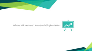 ‫ایĬīهĬīدامنĬīسطحĬīباالĬīراĬīمیĬīتوانĬīبهĬ۳īدستهĬīمهمĬīطبقهĬīبندیĬīکردĬ
 