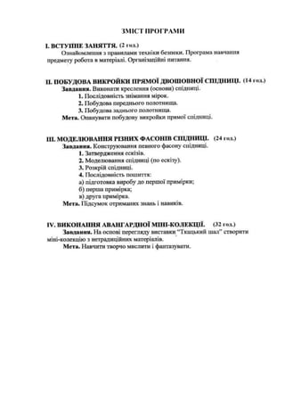 ЗМІСТ ПРОГРАМИ
 