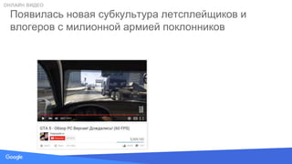 Source: Lorem ipsum dolor sit amet, consectetur adipiscing elit. Duis non erat sem
Появилась новая субкультура летсплейщиков и
влогеров с милионной армией поклонников
ОНЛАЙН ВИДЕО
 