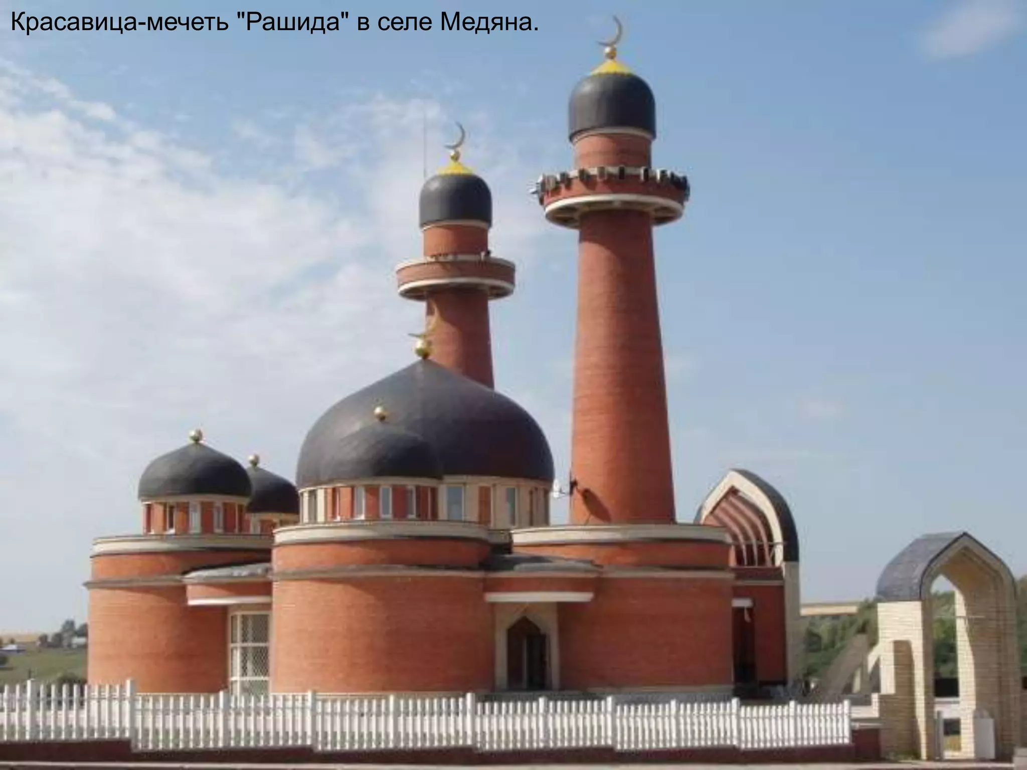 Красавица-мечеть "Рашида" в селе Медяна.
 