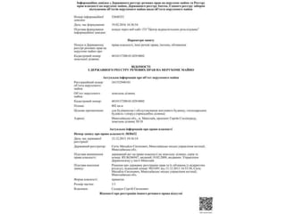 выписки из Госгеокадастра и Госреестра имущественных прав на недвижимое имущество