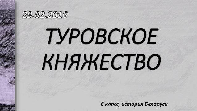 Туровское княжество