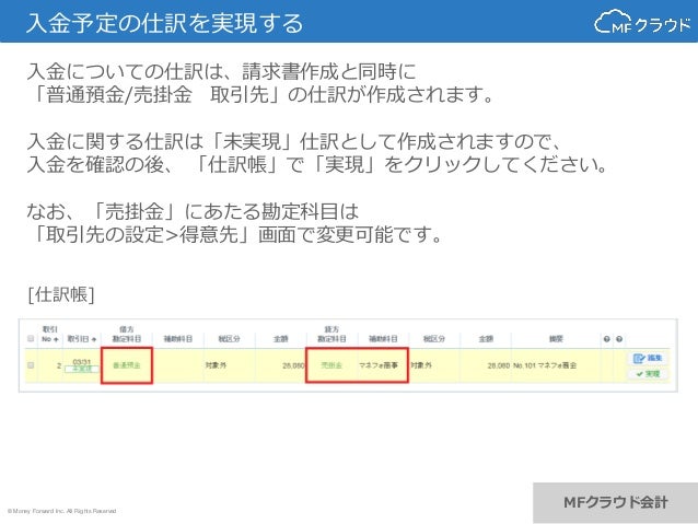 Mfクラウド請求書との仕訳連携機能について