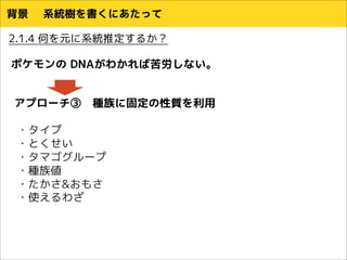 ポケモン系統樹かいてみた