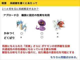 ポケモン系統樹かいてみた ポケモン系統樹かいてみた