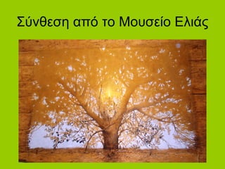 Σύνθεση από το Μουσείο Ελιάς
 