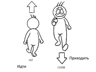Приходить
Идти
 