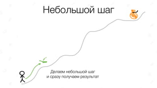 Небольшой шаг
Делаем небольшой шаг
и сразу получаем результат
 