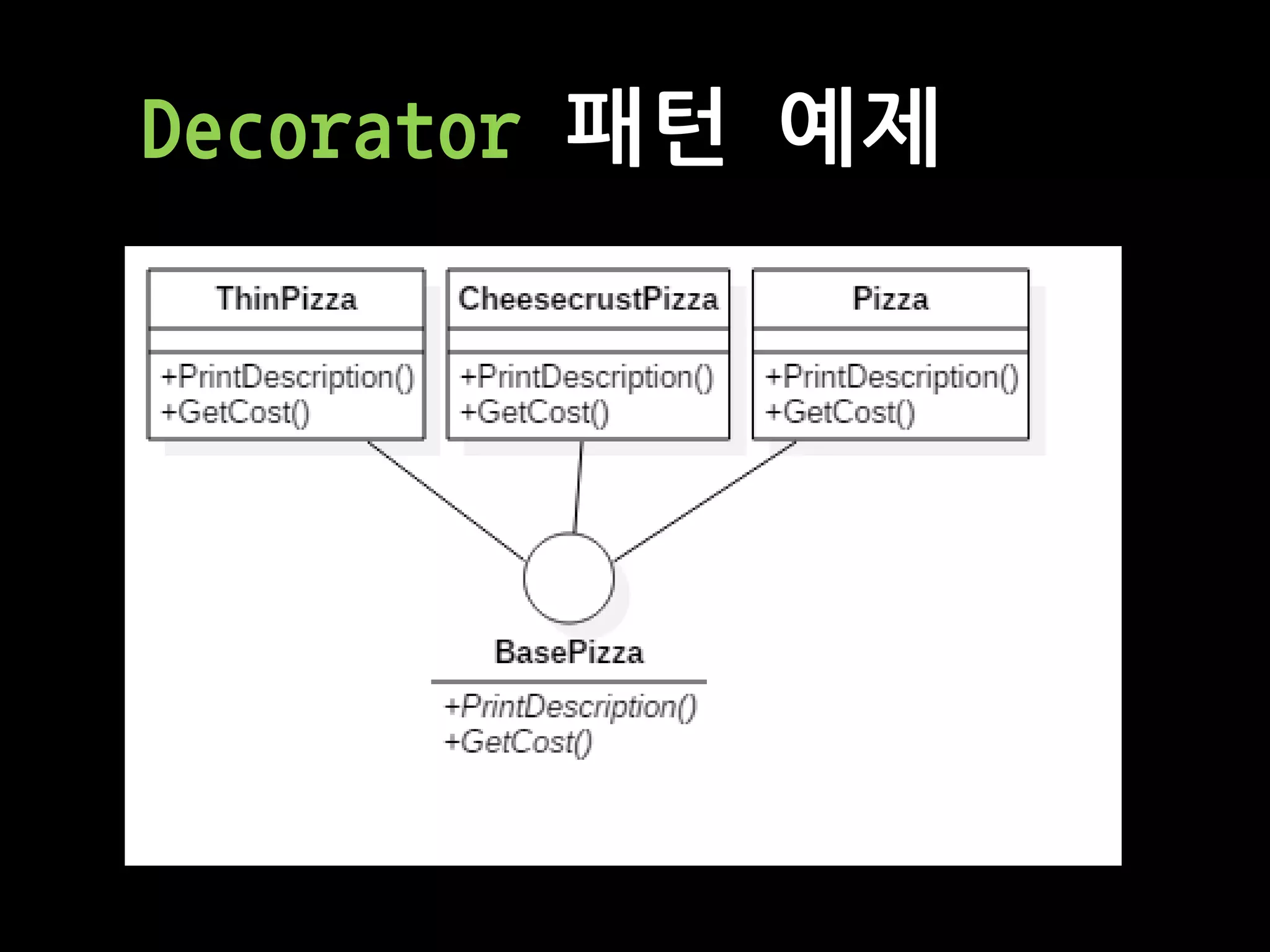 Decorator 패턴 예제
 