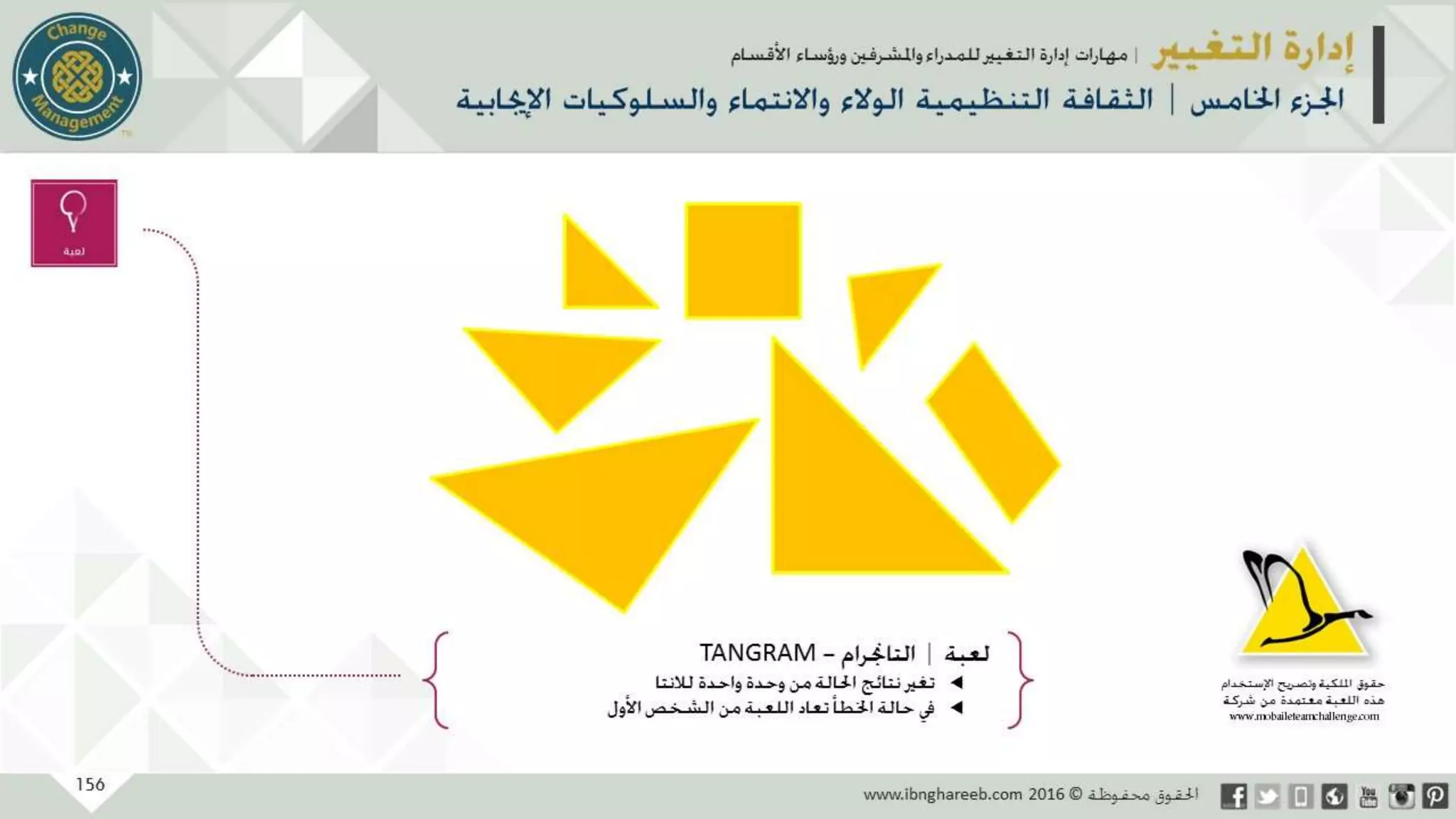 عرض إدارة التغيير