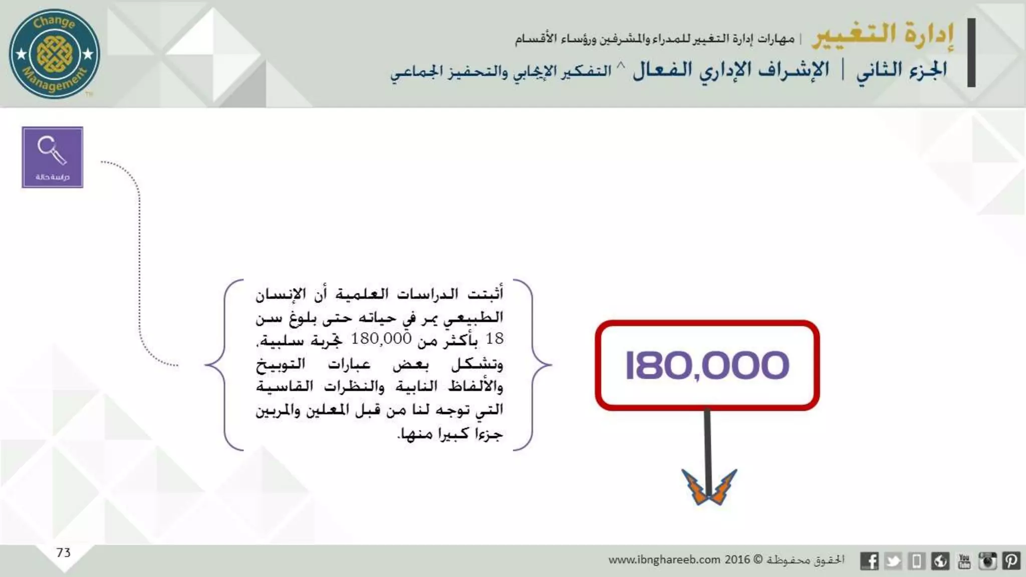 عرض إدارة التغيير