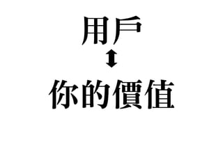 用戶

⬍

你的價值
 