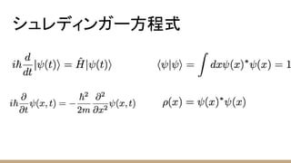 シュレディンガー方程式
 