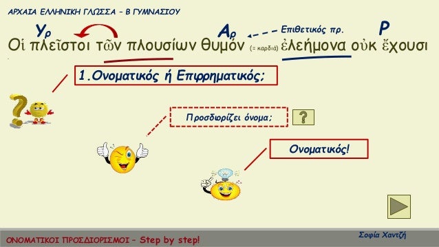 ÎΡΧÎÎÎ ÎÎÎÎÎÎÎÎ ÎÎΩΣΣΠâ Î ÎÎ¥ÎÎÎΣÎÎÎ¥
ΣοÏία ΧανÏζή
Î¡Î¥Ï ÎÏ
Îá¼± Ïλεá¿ÏÏοι Ïῶν ÏλοÏ
ÏίÏν θÏ
μÏν (= καÏδιά) á¼Î»ÎµÎ®Î¼Î¿Î½Î± οá½Îº á¼ÏοÏ
Ïι
.
Î...