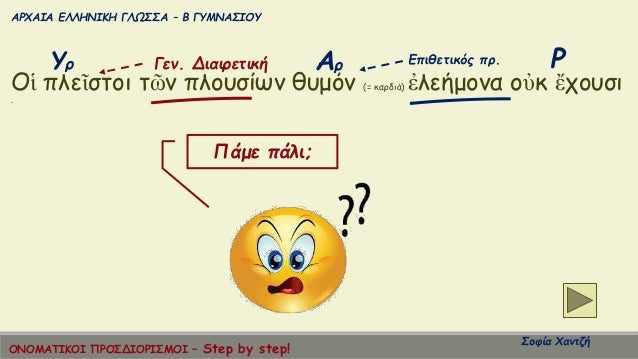 ÎΡΧÎÎÎ ÎÎÎÎÎÎÎÎ ÎÎΩΣΣΠâ Î ÎÎ¥ÎÎÎΣÎÎÎ¥
ΣοÏία ΧανÏζή
Î¡Î¥Ï ÎÏ
Îá¼± Ïλεá¿ÏÏοι Ïῶν ÏλοÏ
ÏίÏν θÏ
μÏν (= καÏδιά) á¼Î»ÎµÎ®Î¼Î¿Î½Î± οá½Îº á¼ÏοÏ
Ïι
.
Î...