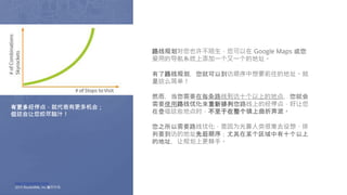 ·߹滮Ҳİ Google Maps 
õĵϵͳһһĵַ
·߹滮ͿԵ˳Ҫǰĵַ
ô򵥣
ȻҪÿ·ߵʮϵĵص㣬ͻ
Ҫʹ·Ż·ϵľͣ㣬
ڵЩصʱ۱
֮Ҫ·ŻΪ⿿ȥ롢
ҪõĵַȺ˳ĳʮ
ĵַù滮ϸ֡
иྭͣ㣬ʹи᣻
ʾ֭
http://route4me.com/
2015 Route4Me, Inc Ȩ
 