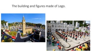 The building and figures made of Lego.
 