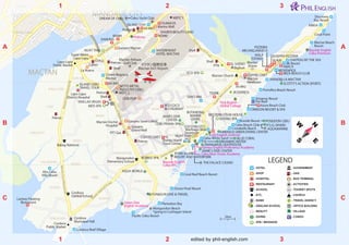 Cebu Mactan Island Map & マクタン島の英語学校地図 フィリピン留学ナビ