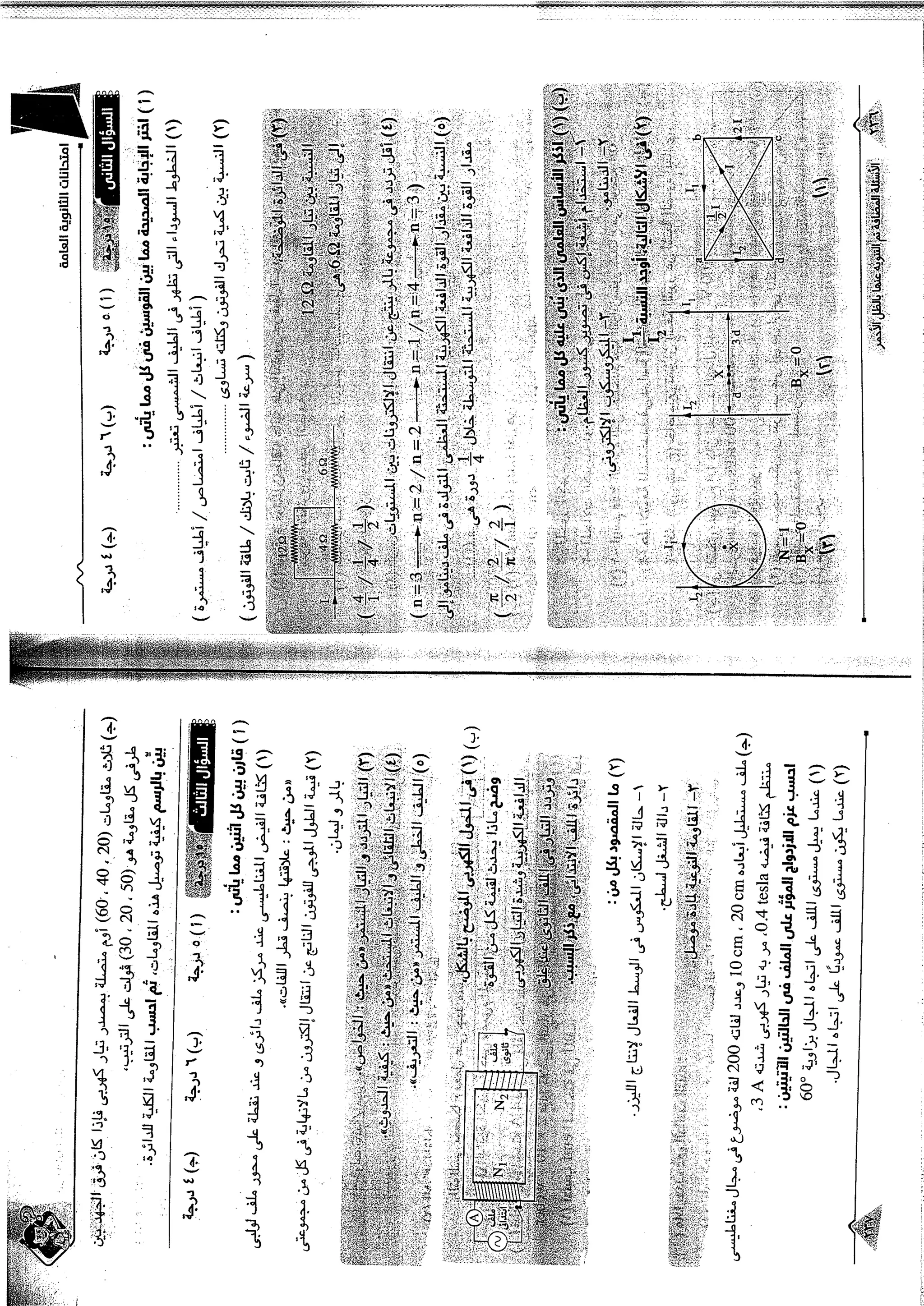 موقع ملزمتي - مراجعة الفيزياء للثانوية العامة