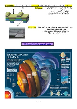 موقع ملزمتي - مراجعة الجولوجيا للثانوية العامة