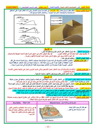 موقع ملزمتي - مراجعة الجولوجيا للثانوية العامة