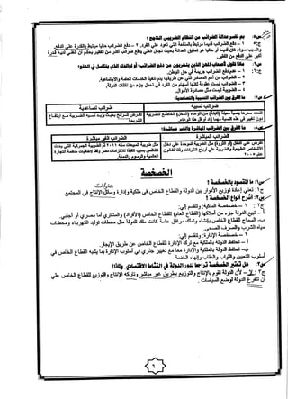 موقع ملزمتي - مراجعة الاقتصاد للثانوية العامة