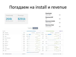 Погадаем на install и revenue
 