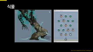 http://www.speedtree.com/tree-modeling.php
식물
 