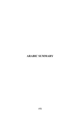 172
ARABIC SUMMARY
 