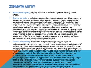 ΣΧΗΜΑΤΑ ΛΟΓΟΥ
• Προσωποποιήσεις: ο ήλιος γελούσε πάνω από την κοιλάδα της Σάντα
Κλάρα.
• Εικόνες οπτικές: η ανθρώπινη καλοσύνη έμοιαζε με ήλιο που έλαμπε επάνω
του κι άνθιζε σαν το λουλούδι το φυτεμένο σ’ εύφορο χώμα/ τα γυμνωμένα
σκυλόδοντα και τα ζαρωμένα χείλια/ να ξαπλώνει χάμω, με το κεφάλι στα
μπροστινά πόδια, κάνοντας τον κοιμισμένο/ να χώνει το μουσούδι του στην
αγκαλιά του αφέντη/ τα σαγόνια του μισάνοιξαν λίγο, τα χείλια του
ανασηκώθηκαν, μια κωμική έκφραση που έδειχνε περισσότερο αγάπη, παρά
διάθεση γι’ αστεία φάνηκε στα μάτια του/ να τον δεις να επιστρέφει στο σπίτι
μπροστά από το άλογο, ακούραστος/ όταν το είδε να ανασηκώνεται στα
πισινά του πόδια/ τον στρίμωξαν κοντά στην κουνιστή καρέκλα/ το άλογο
στεκόταν σελωμένο, περιμένοντας στην πόρτα.
• Εικόνες ακουστικές: πάντα τον αντιμετώπιζαν με το γρύλισμα, το
μούγκρισμα/ μόνιμα αντηχούσε στ’ αυτιά του το νευρικό κι οξύ γρύλισμά της/
αμέσως άρχιζε να ουρλιάζει εξαγριωμένη κι αγανακτισμένη/ να βγάζει εκείνο
το σιγομουρμουριστό μουγκρητό της αγάπης του/ πάντα είχε μια ευθιξία στο
γέλιο των θεών/ ο θεός θέλησε να του γελάσει καλοσυνάτα/ καταλάβαινε τον
οξύ νυγμό του παλιού θυμού/ ο αφέντης γέλασε δυνατότερα/ ο αφέντης
γέλασε ηχηρότερα/ μουγκρίζοντας αγριεμένος/ εκείνος μούγκριζε το
σιγομουρμουριστό τραγούδι της αγάπης του/ το προειδοποιητικό γρύλισμα/
πήδηξε μπροστά από το άλογο γαβγίζοντας αγριεμένα κι απειλητικά/
κλαψούρισε σιγανά/ ο αφέντης μίλησε σιγανά/ ακούστηκε η κοφτή
προσταγή/ τα παιδιά καλωσόρισαν με χαρούμενες φωνές τον Ασπροδόντη/
μούγκρισε και θέλησε να τους ξεφύγει/ μουγκρίζοντας αγριεμένος ο
 