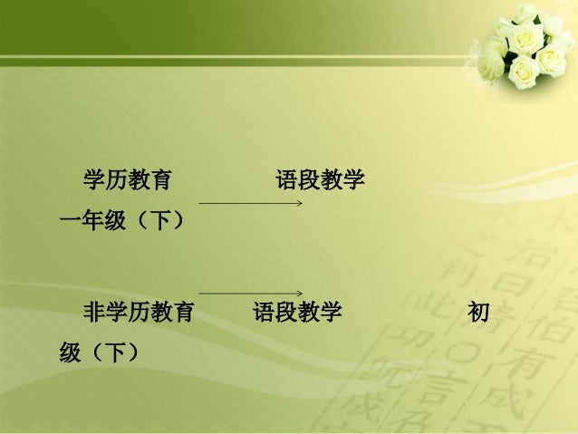 语段教学与相关问题