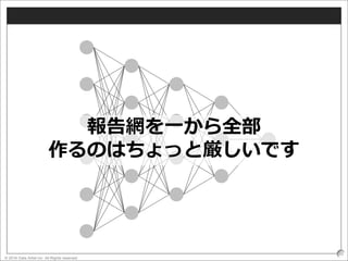 © 2016 Data Artist inc. All Rights reserved
30
報告網を一から全部
作るのはちょっと厳しいです
 
