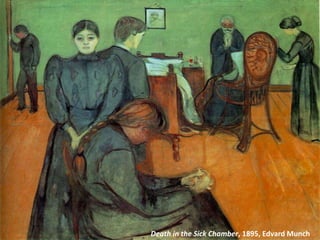 Death in the Sick Chamber, 1895, Edvard Munch
 