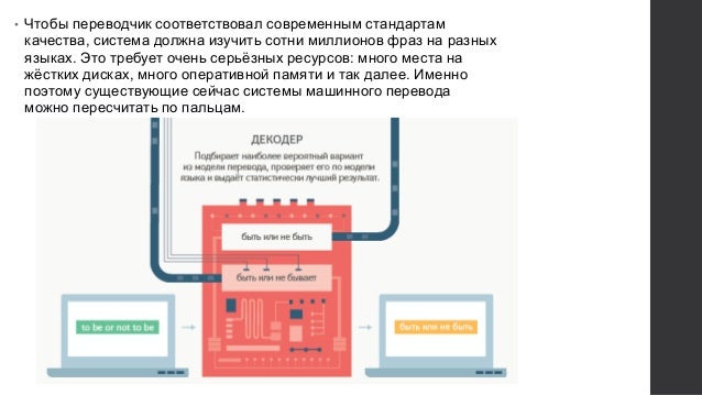 Машинный перевод описание