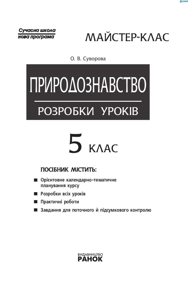 Загальна Географія. 6 Клас. Майстер-Клас. Розробки Уроків