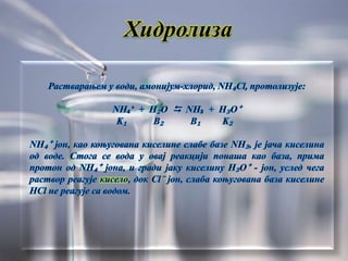 Хидролиза
 