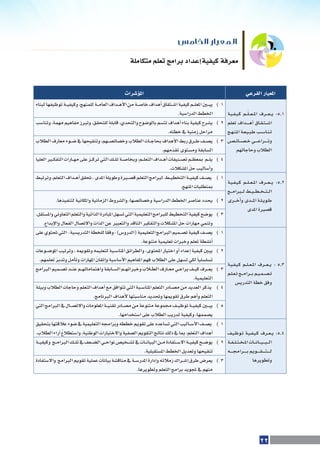 المعايير المهنية الوطنية للمعلمين بالمملكة العربية السعودية | PDF