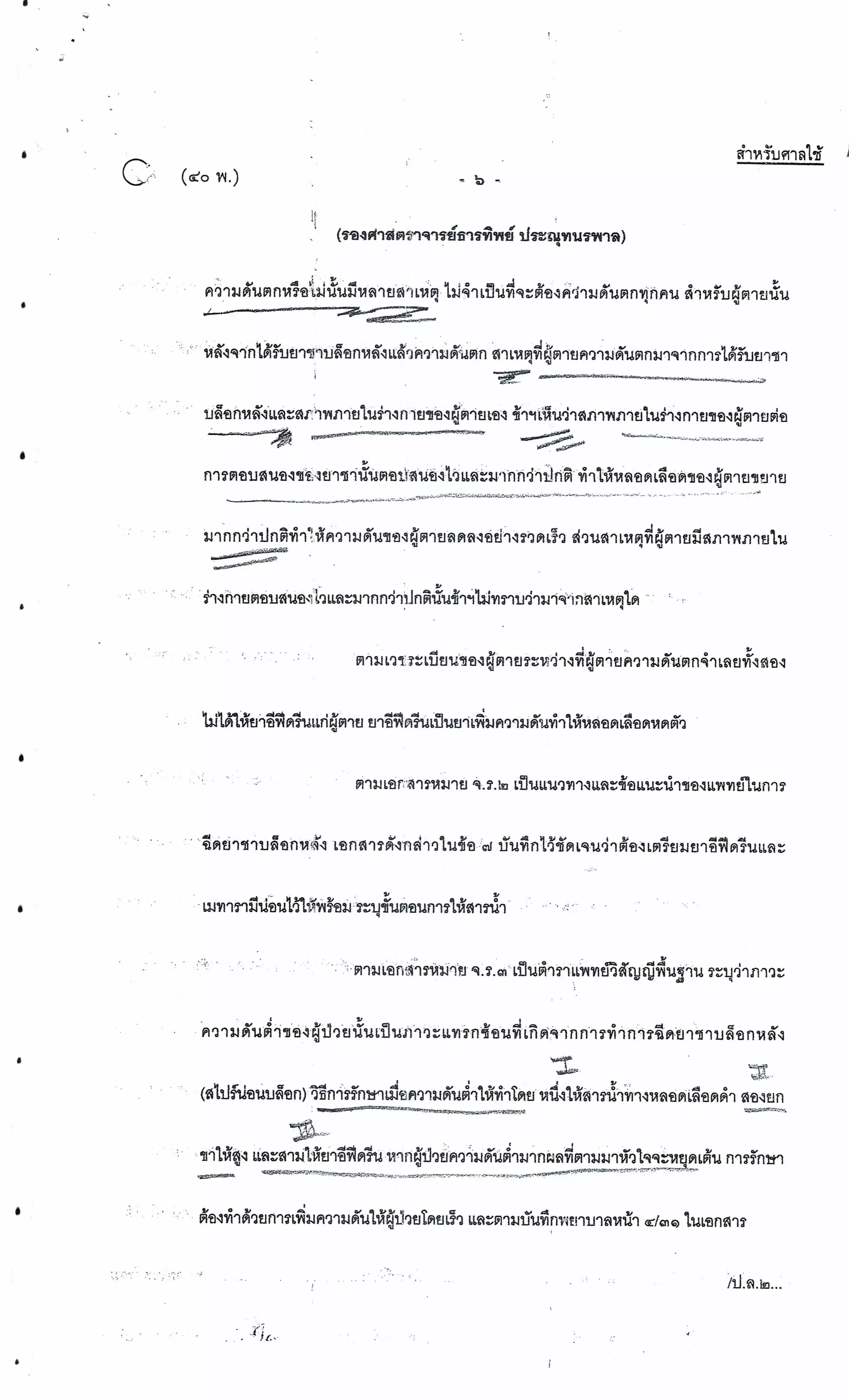 สำนวนคดีผ่าไส้ติ่งร่อนพิบูลย์ (คดีอาญา)