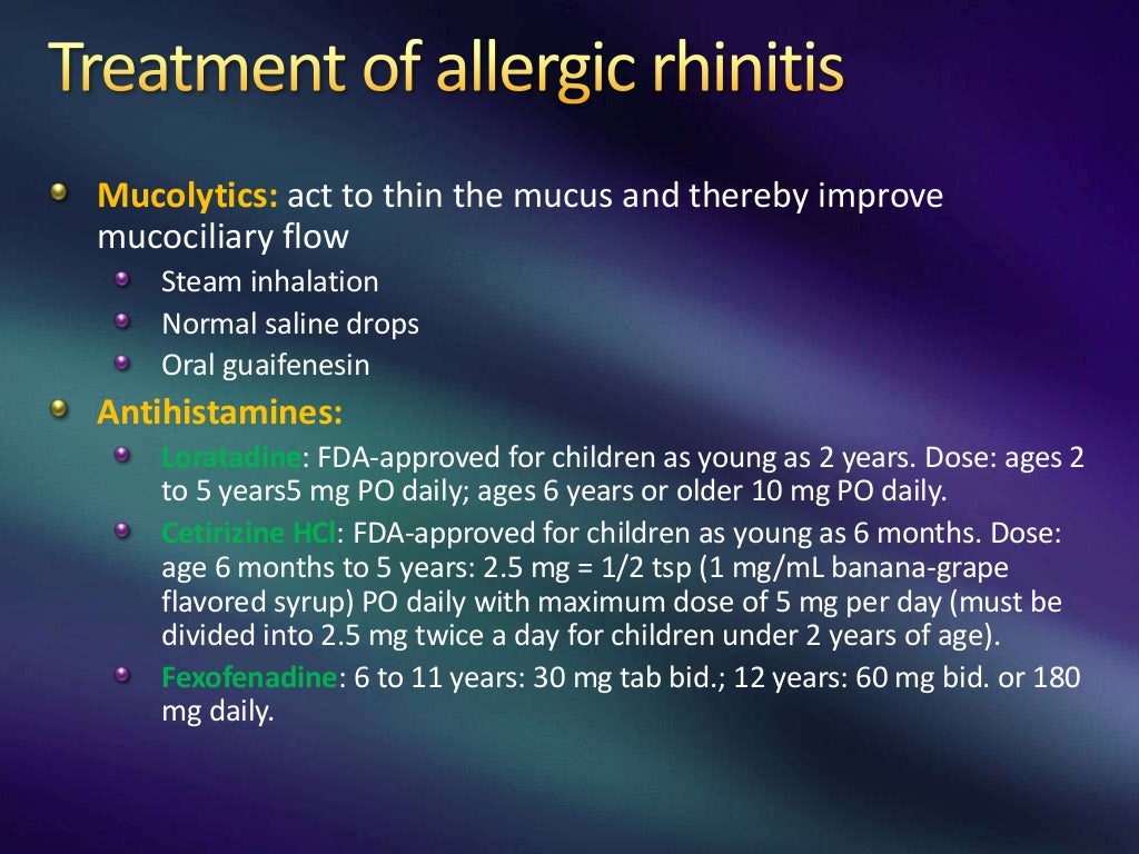 Asthma & allergic rhinitis