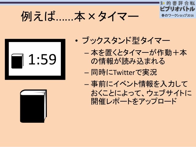 ビブリオバトルで活躍するアイテムたち ビブリオバトルで活躍するアイテムたち