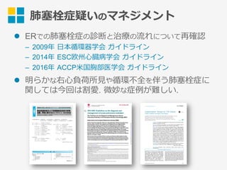 聖路加国際病院 救急部について
l 年間11,000台の救急⾞と 45,000⼈の外来患者を
ほぼ全て救急部初療(⼩児科や産婦⼈科を除く)にて診療.
l 都内では珍しい⼤規模ER型救命センターです.
l スタッフ構成 (指導医3名, 専⾨医2名, 後期研修医7名)
l ⾒学, 研修はいつでも募集中です！
l 連絡先：清⽔真⼈ (  shimasa@luke.ac.jp)
 