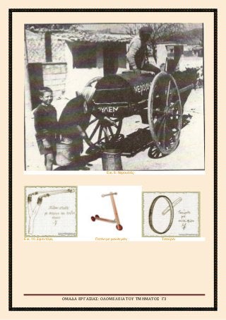 2ο
ΓΥΜΝΑΣΙΟ ΑΓΙΩΝ ΑΝΑΡΓΥΡΩΝ
ΣΧΟΛΙΚΟ ΕΤΟΣ 2015-2016
Εικ. 9. Νερουλάς
Εικ. 10. Σφεντόνα, Πατίνι με ρουλεμάν, Τσούρλι
ΟΜΑΔΑ ΕΡΓΑΣΙΑΣ: ΟΛΟΜΕΛΕΙΑ ΤΟΥ ΤΜΗΜΑΤΟΣ Γ3
 