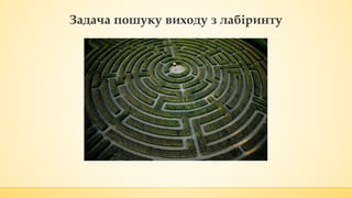 Задача пошуку виходу з лабіринту
 
