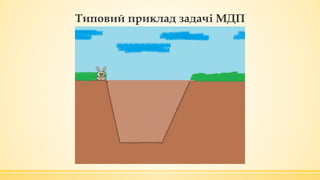 Типовий приклад задачі МДП
 