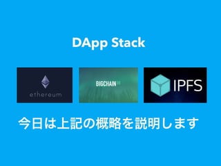 DApp Stack
 