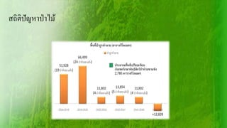 สถิติปัญหาป่าไม้
 