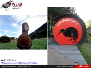 COPYRIGHT©2016 eBizprise Inc. & eBizprise Technology (TJ) Ltd.
Weka官網URL：
http://www.cs.waikato.ac.nz/ml/weka/
 