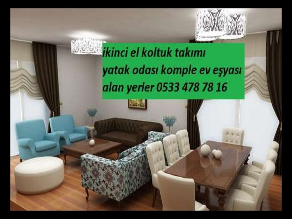 Kilyos 2.el koltuk takımı yatak odası alan yerler 0533 478