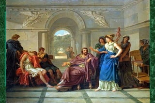 ТЕЛЕМАХ У СПАРТІ Одіссея, IV, 1-304
I
На землю впала ніч, потемніли дороги,
У цоканні підков мчить Одіссеїв син.
Півсвіту вже за ним… Сіріє мла долин,
Мигтять огні — і сплять Тайгетові відноги.
Палати… Сонце там чи місяць білорогий?
Блищать слонівка, мідь, і золото, й бурштин.
Білявий Менелай, щасливий сім’нин,
Провадить юнаків на ковані пороги.
Цариця жде гостей, і відблиски зі стель
Виборну золотять в руках її кудель,
Повага їй в очах… Вітай, благословенна!
Тивує Телемах: "Злочинниця грізна,
Що з нею в світ прийшли облуда і війна,—
Ти мудра, ти ясна і лагідна. Гелено?"
28.05.1934
II
Цариця подив той угадує з очей,
З безсмертних уст її снується єпопея
Про шлюб зневажений, про мудрість Одіссея,
Про дужий Іліон і смерть її дітей.
Мов смерч, краса її промчала між людей,
Жага і пристрасті владали в світі нею —
Хто згодяний не зна, що важить Діонея,
Хто віджене її від крицевих грудей?
А там світають дні прозріння і науки…
По скарб єгипетський сягнули ніжні руки
І забуття бальзам долито до вина.
О, що буйніша кров і молоді нестями,—
Тим більша лагідність, ясніша глибина,
Тим скорше. Мудросте, приходиш ти з літами.
31.05.1934
 